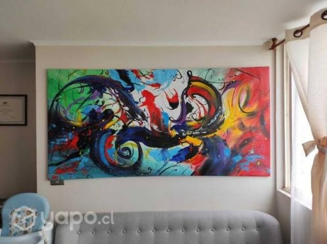 Cuadro Abstracto de Colores