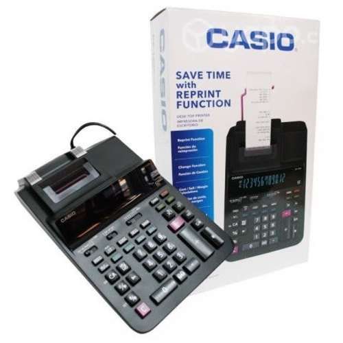 Calculadora con rollo casio dr120 nuevas