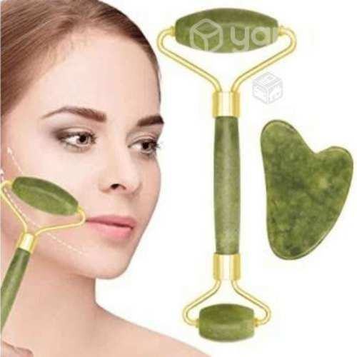 Rodillo Masajeador Roller Facial Piedra Jade