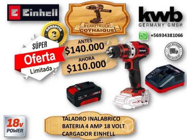 Taladro inalámbrico 18 volt