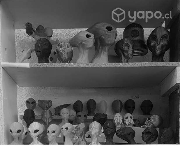 Extraterrestres cabezas y figuras