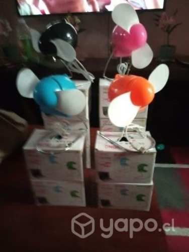 Ventilador USB y/o a pilas 4 x AA