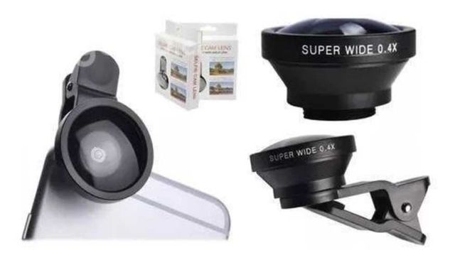 Lente Ojo De Pez 0.4x Súper Wide Angle