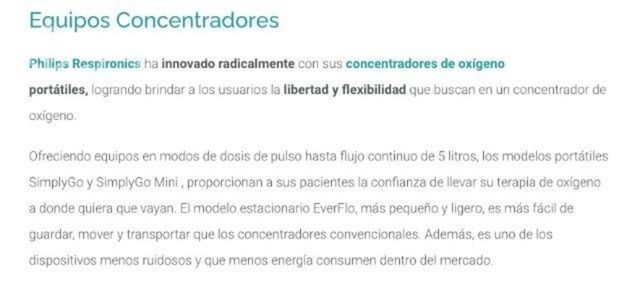 Concentrador de oxígeno