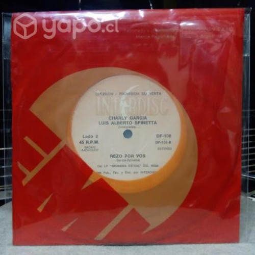 Vinilo 7&quot; 45s Charly García Luis Alberto Spinetta