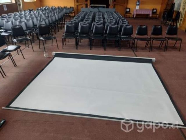 Telón mural eléctrico 3x2 mts