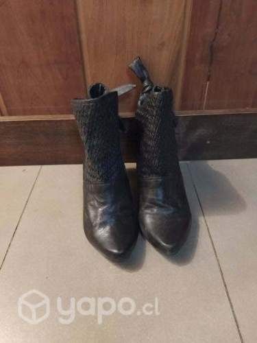 Botines basement de cuero