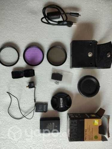 Camara de fotos Nikon D3200 roja