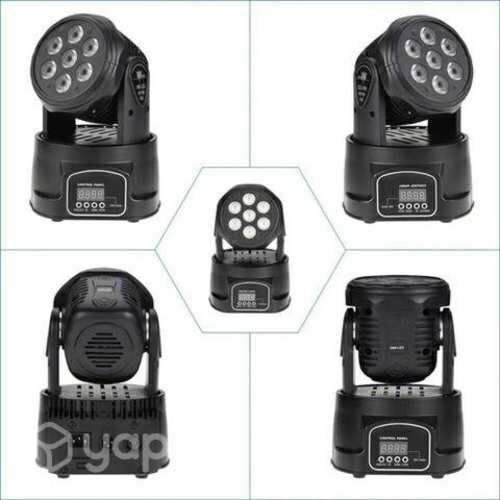 Cabezal Móvil 4 En 1 Par Led 7x10w Rgbw Dmx