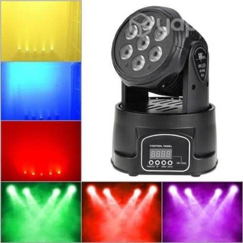 Cabezal Móvil 4 En 1 Par Led 7x10w Rgbw Dmx
