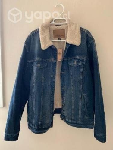 Chaqueta jeans forrada chiporro american eagle