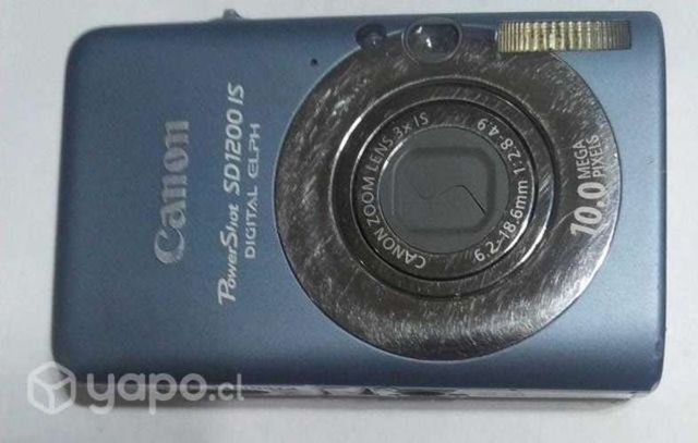 Cámara canon powershot sd1200 is