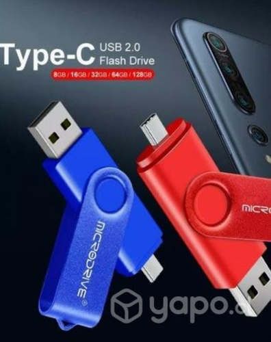 Pendrive 32 GB + adaptador tipo C