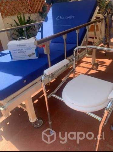 Cama clínica reclinable