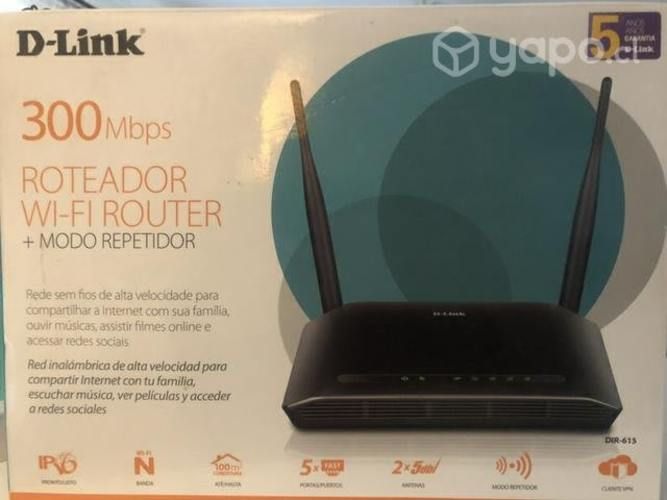 ROUTER WI FI + REPETIDOR 300MBPS marca D-LINK