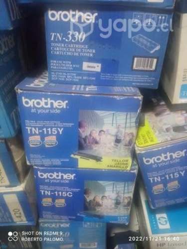 Toner brother tn115 colores originales de alta