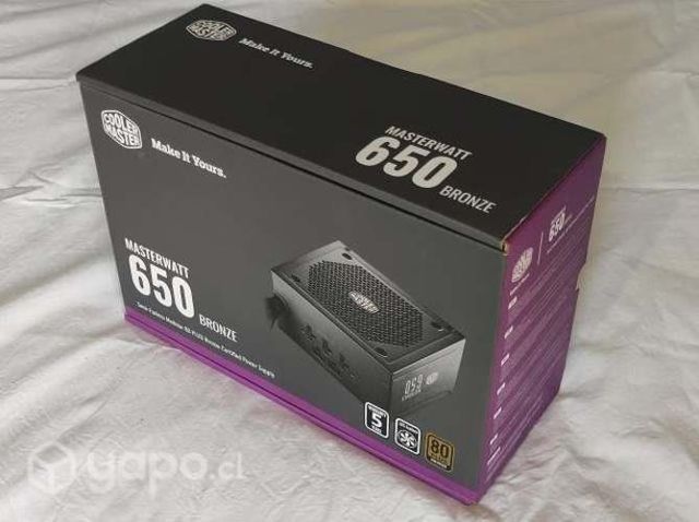 Fuente de poder Cooler Master 650W