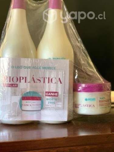 Kit alisado bioplastica richee
