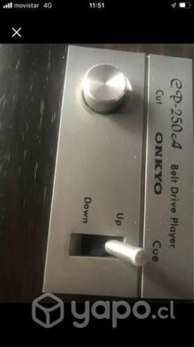Tornamesa Onkyo CP 250 A