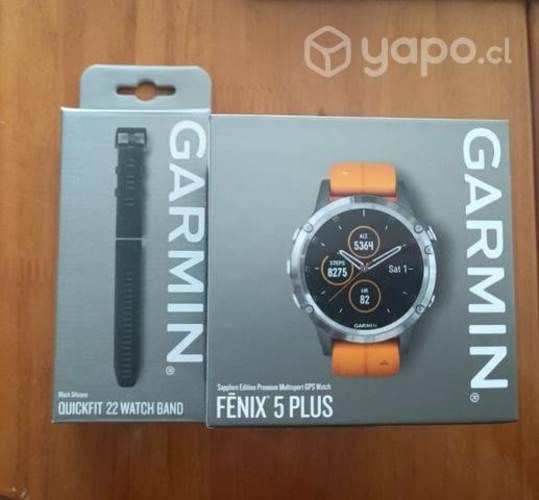 Reloj Garmin Fenix 5 Plus Edición Zaffiro