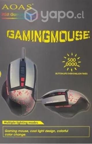 Mouse Gamer Pro 6 Botones K80 Optico Usb 3200 Dpi
