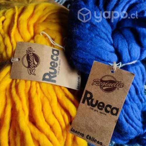Lana Rueca Amarilla Azul y Morada precio cada 100g