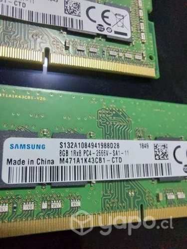 Ram 8gb ddr4 samsung