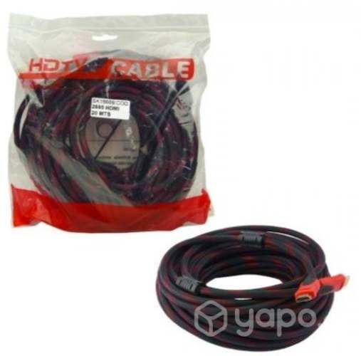 Cable HDMI 20 Metros, Doble Filtro