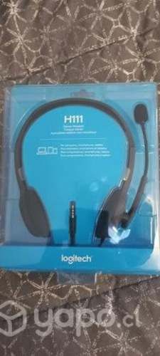 Audífono con micrófono Logitech H111- nuevos