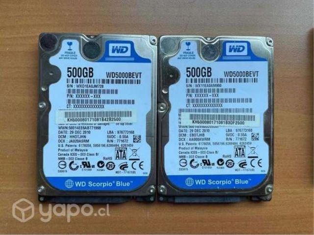 Discos duros 2.5" western digital