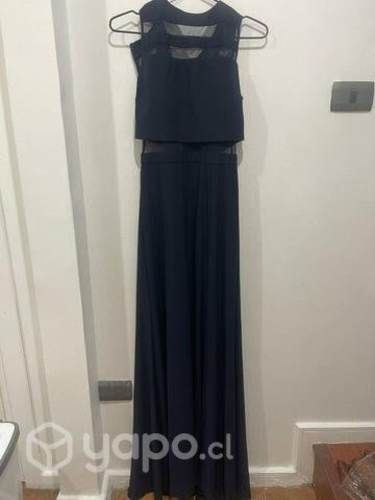 Vestido azul largo
