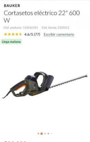 Cortacesped electrico bauker