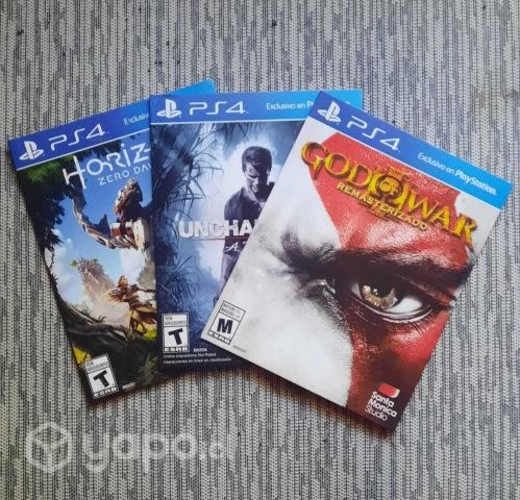 Pack 3 juegos PS4