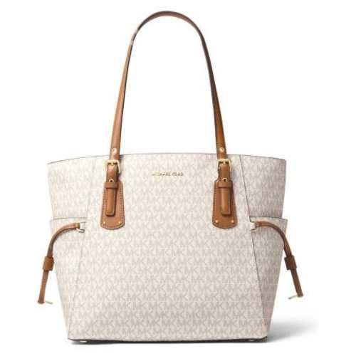 Cartera Michael Kors Voyager EastWest Tote-Vanilla