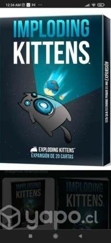Exploding kittens en inglés original + expansión
