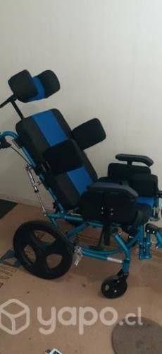 Silla rueda geriatrica