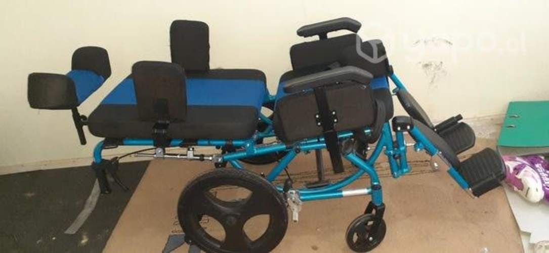 Silla rueda geriatrica