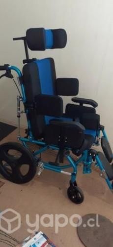 Silla rueda geriatrica