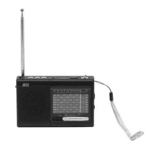 Radio con bluetooth y linterna, recargable y a pil