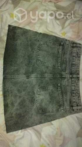 Falda mujer gris/ploma