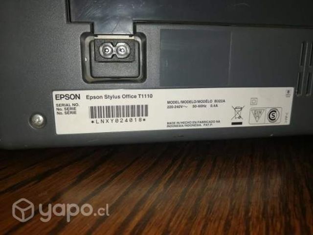 Impresora epson T1110 impresion tamaño A3