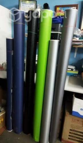 Rollos vinilo fibra de carbono 3D 1.2 y 1.50 mts