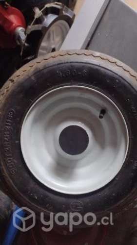 Neumatico original 4.8-8 con llanta y rodamientos