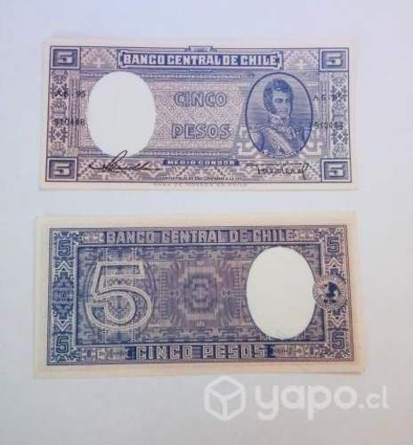 Antiguos billetes chilenos