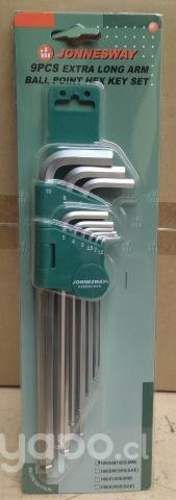 Llaves allen largas 9 pzs