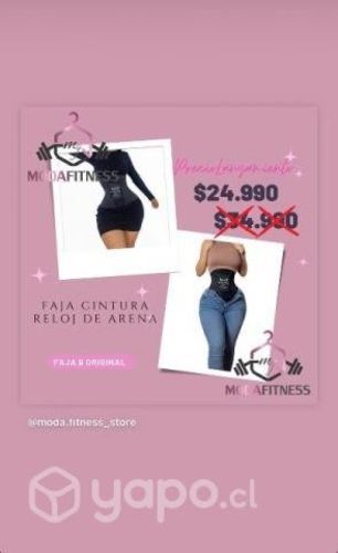 Fajas Cintura Reloj de Arena