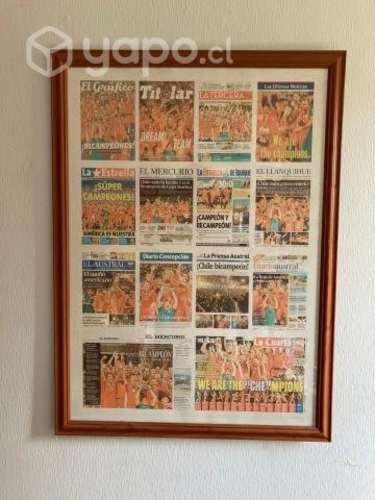 Cuadro selección chilena campeona de América