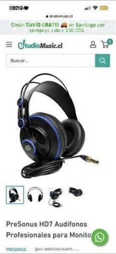 Audífonos profesionales para monitores