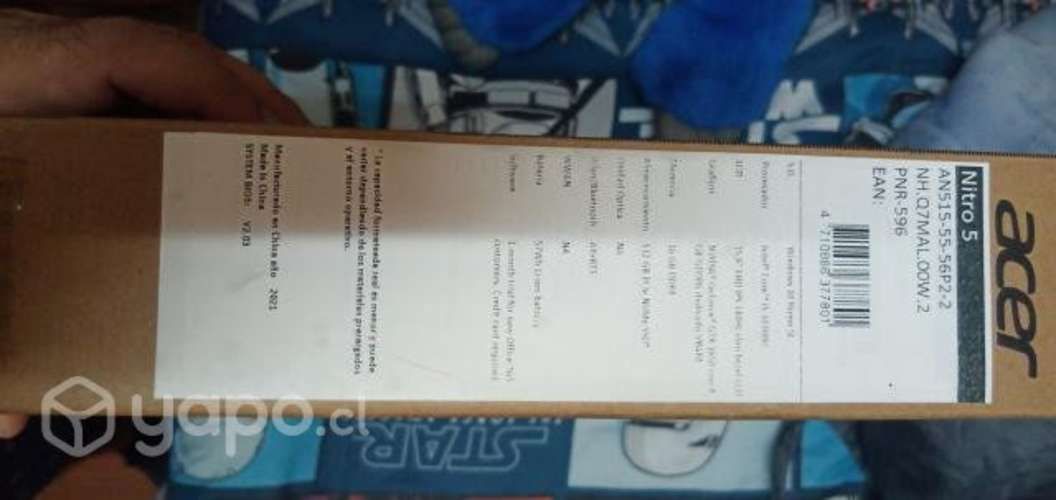 Notebook juego nitro 5 acer