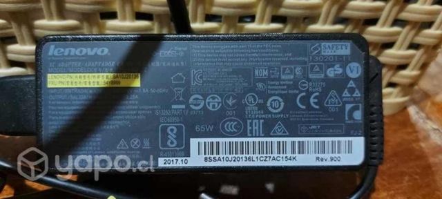 Cargador lenovo original